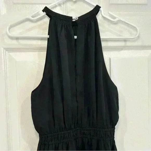 Shinestar Dress SZ S Little Black Dress Halter Lined Fit Flare Party Going Out - Picture 5 of 11